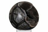 Polished, Septarian Geode Sphere - Madagascar #219108-1